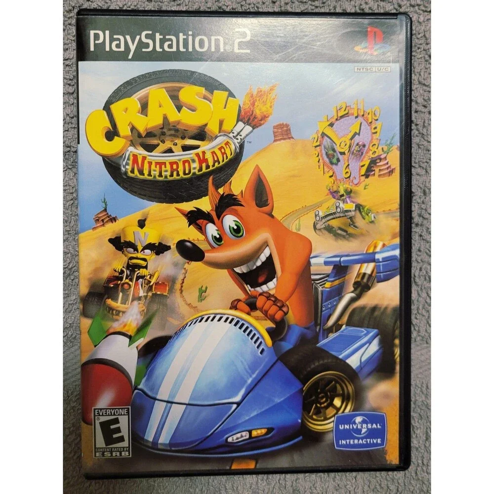 Crash Nitro Kart (Sony PlayStation 2,PS2 2003)CIB, TESTED, MANUAL, FAST SHIPPING